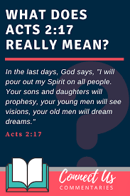 Acts 2 17 Meaning Of Young Men Will See Visions In 2020 Romans 12 Bible Commentary Psalms