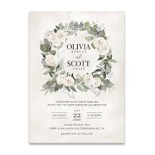 Traditional, seal and sends, clear, foil Bohemian Wedding Invitation Template Boho Wedding Invite White Roses