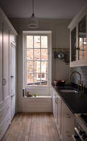 A Historic Townhouse In London Was Just Fitted With A Lovely Devol Kitchen Devol Kitchens Galley Kitchen Design Farmhouse Kitchen Countertops