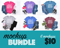 T Shirt Mockup Bundle Bella Canvas 3001 Mockup Bundle Shirt Etsy Shirt Mockup Graphic Tees Royal Blue Shirts