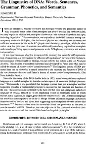 What is the international phonetic alphabet (ipa) used for? The Linguistics Of Dna Words Sentences Grammar Phonetics And Semantics Ji 1999 Annals Of The New York Academy Of Sciences Wiley Online Library