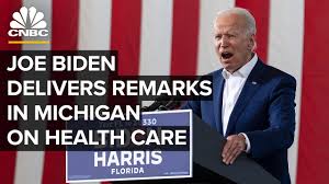 Biden will be joined by his vice presidential nominee, senator kamala harris, who will make brief remarks before biden delivers his speech, cnn here's what we know about biden's planned speech so far: Democratic Presidential Nominee Joe Biden Speaks On Health Care In Michigan 10 16 2020 Youtube