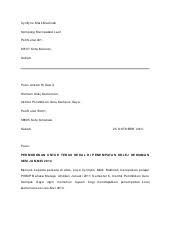Pemohon mestilah sedang belajar di sekolah menengah kebangsaan/sekolah berasrama penuh/kolej vokasional/sekolah teknik/sekolah menengah agama/sekolah menengah agama. Surat Rayuan Ke Smk Agama Baling