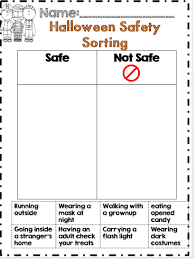 Halloween Safety Activities Halloween Safety Activities Halloween Safety Halloween Lesson
