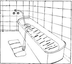 Color in this picture of an the bathtub and others with our library of online coloring pages. Free Household Coloring Pages