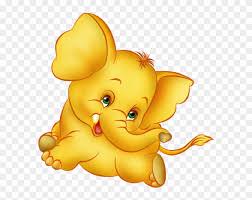 Cartoon mother and baby elephant. Funny Baby Elephant Clip Art Images Animation Good Night Animated Png Download 3136673 Pikpng