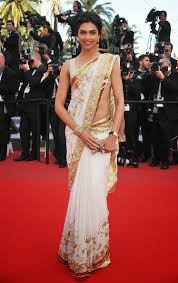 This saree has net fabric with gold embroidery all over the saree except the border. Bollywood Actresses In Saree Diva Likes