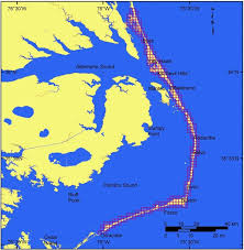 Shoreline Grid For Cape Hatteras National Seashore