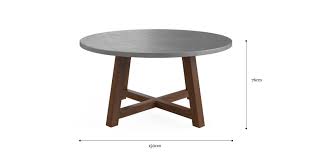 Buy Lucille Concrete Dining Table 150cm Online In Australia Brosa Concrete Dining Table Round Concrete Dining Table Dining Table