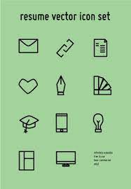 Resume Icon Set Free Download By Whitney Baumann Via Behance Free Icon Set Best Free Resume Templates Resume Icons