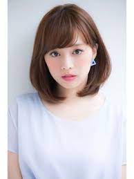 面長さんに似合うヘアスタイル ボブ ミディアム naver まとめ shot hair styles short hair styles medium hair styles