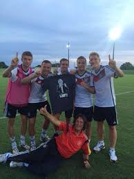 Thomas Muller Lukas Podolski Phillip Lahm Mario Gotze Bastian Schweinsteiger Germany Football Team Germany Football German National Team