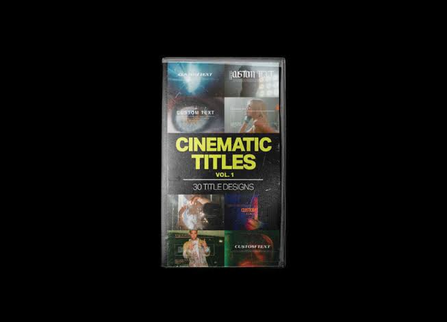 CINEMATIC TITLES VOL. 1