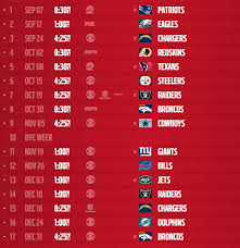Kansas city chiefs tickets on sale. Kansas City Chiefs 2017 Schedule Release Games Dates And Times