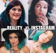Different Makeup For Instagram Instagram Vs Real Life Makeup Tutorials Instagram Vs Real Life Kylie Jenner Instagram Kylie Jenner Face