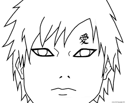 In a few coloring pages, naruto is drawn along with other characters in the series. Naruto Coloring Pages Gaara Novocom Top
