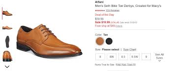 Alfani Mens Adam Cap Toe Oxford Only 19 99 At Macys Reg