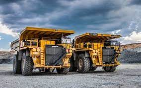 Download Wallpapers Trucks Komatsu 730e Dumpers Quarry Special Machinery Komatsu Besthqwallpapers Com Komatsu Trucks Dump Trucks