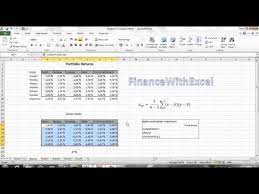 Is it possible to get the excel file in the same format as showing in power bi desktop/services( matrix 2. How To Make The Variance Covariance Matrix In Excel Portfolio Models 1 Youtube