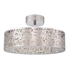 Find the right finish brushed nickel from the latest modern led flush mount chandelier to a glamorous crystal mount chandelier, these fixtures can add a luxurious look to your space. Hidden Gems Led Semi Flush Ceiling Light Info Lighting