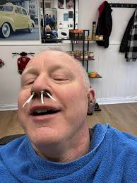 Is there a better way for a Dull Man to spend Valentine's Day than having  your ear and nose hair tugged out ? 🤷