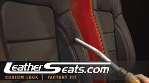 How To Remove Wrinkles Improve Fit In A Custom Leather Seat Upholstery Install Leatherseats Com Youtube
