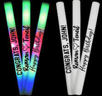 Amazon.com: Mr Party King Pack of 30 Custom LED Party Foam ...