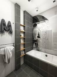 Minimalist Masculine Bathroom Black Fox Interiors
