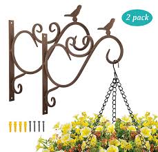 Painting wrought iron storm doors. Spray Paint Black Garden Balcony Outdoor Decor 2 Pieces Retro Bird Wrought Iron Hanging Flower Hooks Rack Wall Bracket For Plant Basket Lanterns With Screws Lewondr Wall Hanging Plants Bracket Gartenarbeit Garten