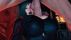 Galatea Reverse Titfuck Goth by Bouquetman at cartoonvideos247.com