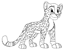 This cheetah coloring pages will helps kids to focus while developing creativity, motor skills and color recognition. Cheetah Coloring Pages 100 Pictures Free Printable