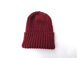 Xl Mens Hat Burgundy Red Hand Knit 100 Wool Beanie Hat Etsy In 2021 Hand Knitting Knitting Wool Beanie