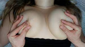 Porn boobs touch