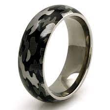 Titanium Green Camo Wedding Band Hunting Wedding Rings Tungsten Wedding Rings Titanium Wedding Rings