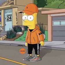  425 Likes 6 Comments Olga Wojcik Graphic Designer Machonis On Instagram Orange Is The New Bla Mickey Mouse Dessin Dessin Simpson Arriere Plans Iphone