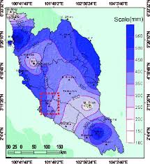 Just use our lookup by address feature at the top of the page or click on the our interactive map to access your needed zip code. Rainfall Distribution Map For Peninsular Malaysia Red Square Download Scientific Diagram