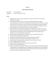 Soal dan jawaban basis data kelas 11. Contoh Soal Essay Basis Data Penggambar