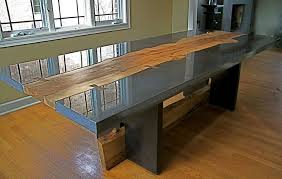 Concrete And Wood Table By Keelin Kennedy Concrete Exchange Concrete Decor Concrete Furniture Concrete Design