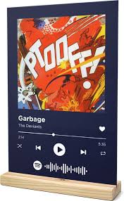 Songr Spotify Muziek Bordje - Garbage - The Deviants - 20x30 - Blauw -  Dibond... | bol.com