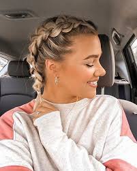 Wie Man Franzosische Zopfe Macht Haar Tutorials In 2020 Hair Styles French Braid Short Hair Cute Hairstyles For Short Hair
