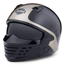 98176 20ex Harley Davidson Helmet X07 Sport Glide 2 In 1 Black Grey At Thunderbike Shop