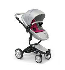 Mima Xari Moldura De Aluminio Prateado Argento Assento Magenta Starter Mima Usa Strollers