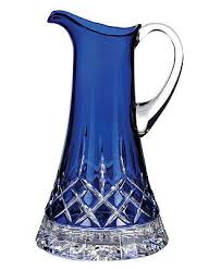 Waterford Pitcher Lismore Prestige Cobalt Blue Glassware Waterford Crystal Waterford Crystal Lismore
