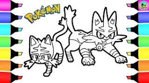 Click the litten pokemon coloring pages to view printable version or color it online (compatible with ipad and android tablets). Pokemon Coloring Pages Alola Litten And Torracat I Kids Learn How To Colour And Be Creative Youtube