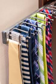 slide out tie rack closet designs tie storage bedroom closet design
