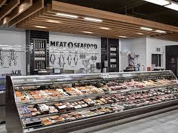 inside longo s impressive new imperial plaza location photos meat shop meat store supermarket design