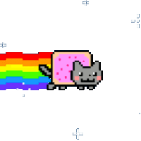 Pin By Brenda On Cool Stuff Cat Stickers Nyan Cat Happy Gif