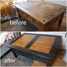 Upcycled Coffee Table Pine Coffee Table Coffee Table Painted Coffee Tables