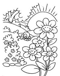 Gambar terkait dengan cara menggambar taman bunga dengan . 15 Gambar Mewarnai Pemandangan Taman Bunga Terbaik Lingkar Png