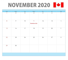 November 2020 Canada Holidays Calendar Holiday Printable Templates Holiday Calendar Holiday Calendar Printable